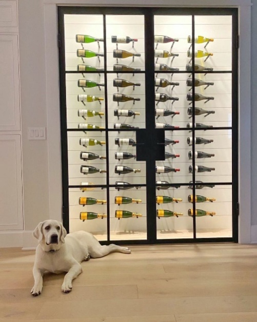 How to Build the Most Gorgeous Wine Cellar with Iron Doors