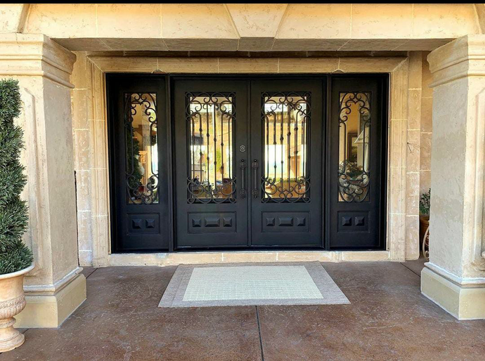 Sleek and Minimalistic: Modern Iron Entry Doors Your Kentucky Home Needs