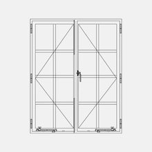 Load image into Gallery viewer, Air Window 1V 3H - Double Casement Portrait Single Point