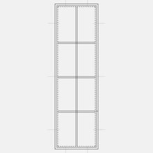 Load image into Gallery viewer, Single Sidelight panel for single or double doors. Comes with Polyurethane dual foam weather stripping inside each frame, and 8 tempered single pane glass - PINKYS