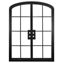 Load image into Gallery viewer, PINKYS Air 5 Black Double Mini Arch Steel Door