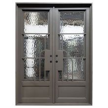 Load image into Gallery viewer, PINKYS Oregon 86 Black Steel Double Flat  Doors