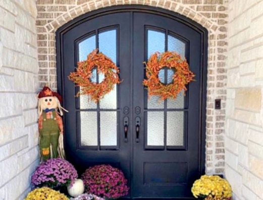 Decorate Your Mid-Century Modern Home in California with These Double Iron Doors