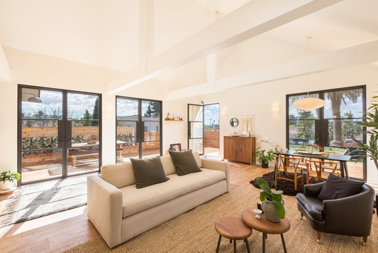 The Air Series installed in multiple doorways in a living room.