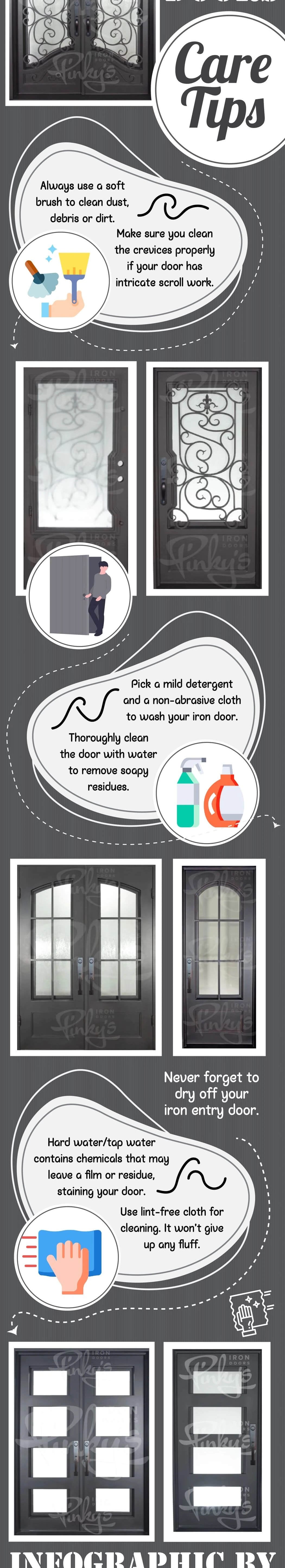 Iron Entry Doors: Care Tips