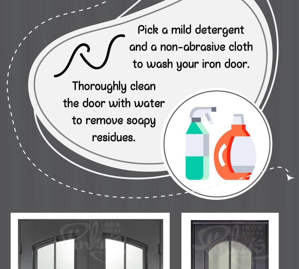 Iron Entry Doors: Care Tips