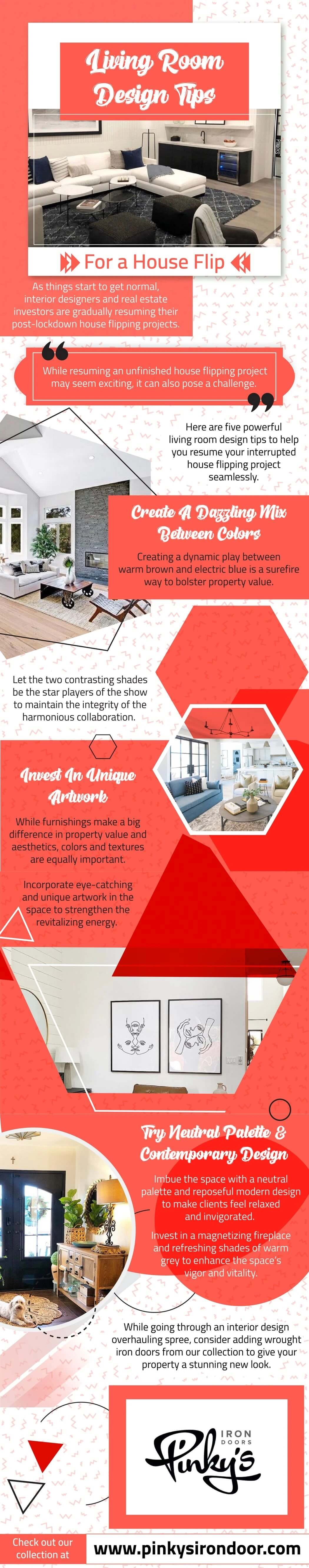 Living Room Design Tips For A House Flip