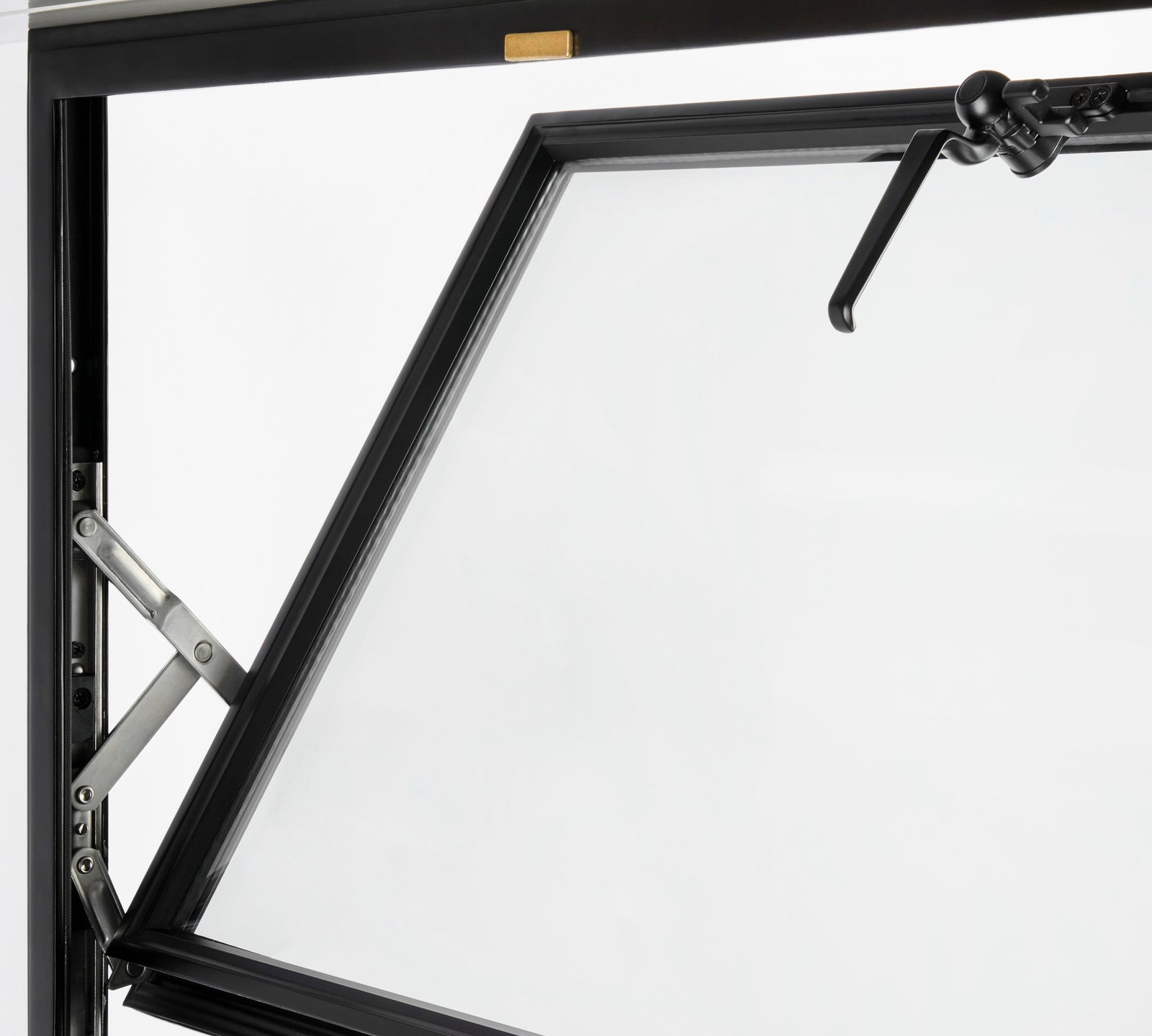 commercial steel awning hopper window