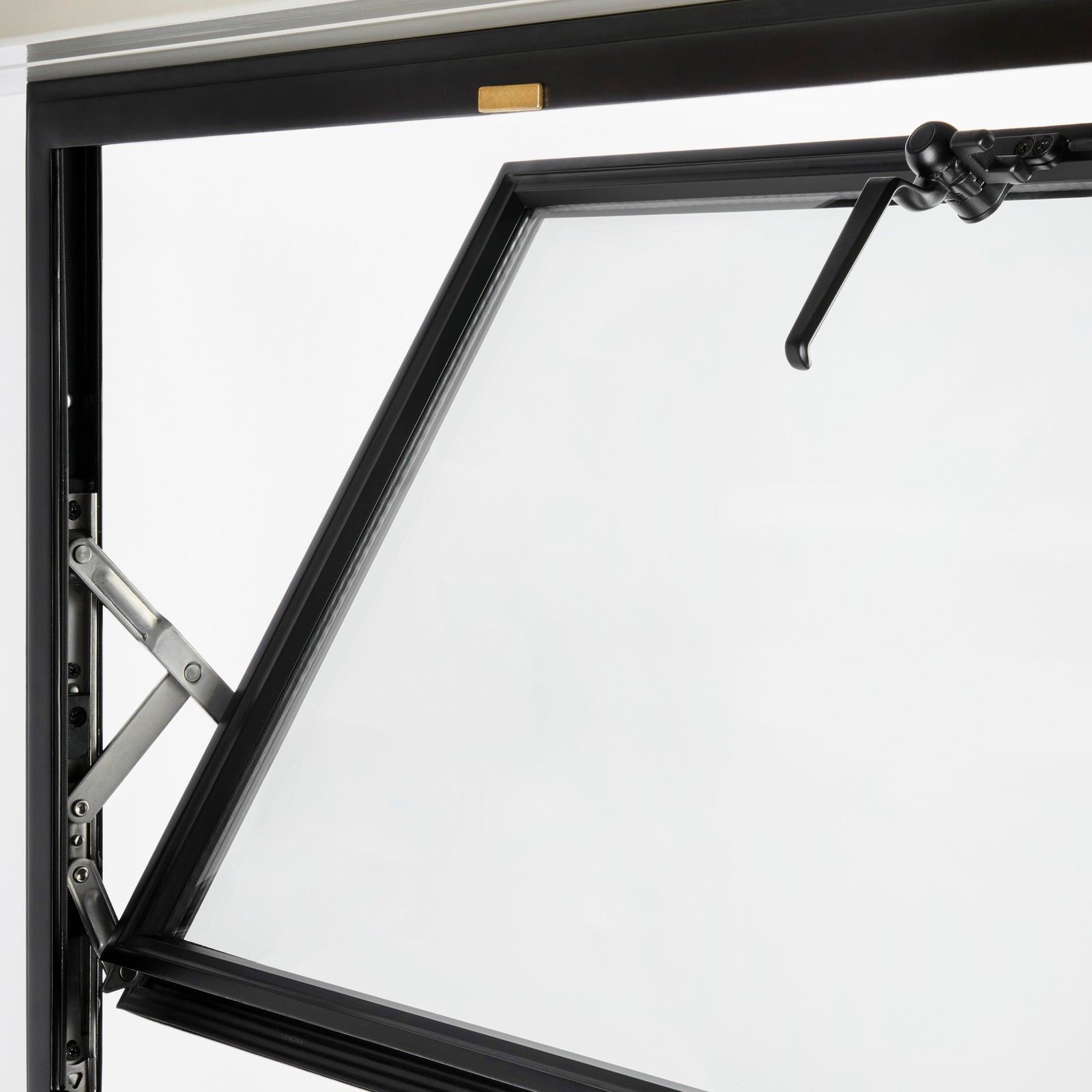 commercial steel awning hopper window