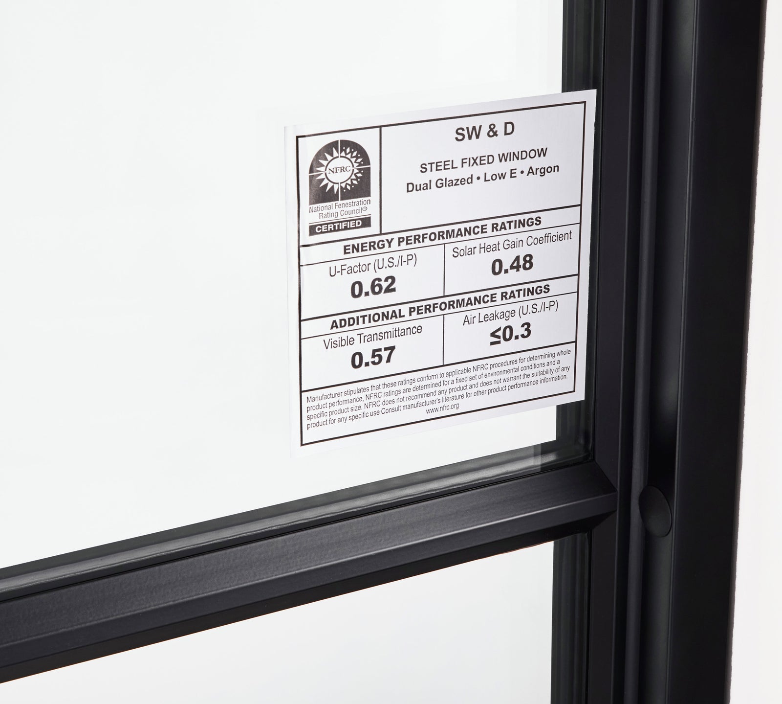 performance architectural steel casement window with nfrc rating