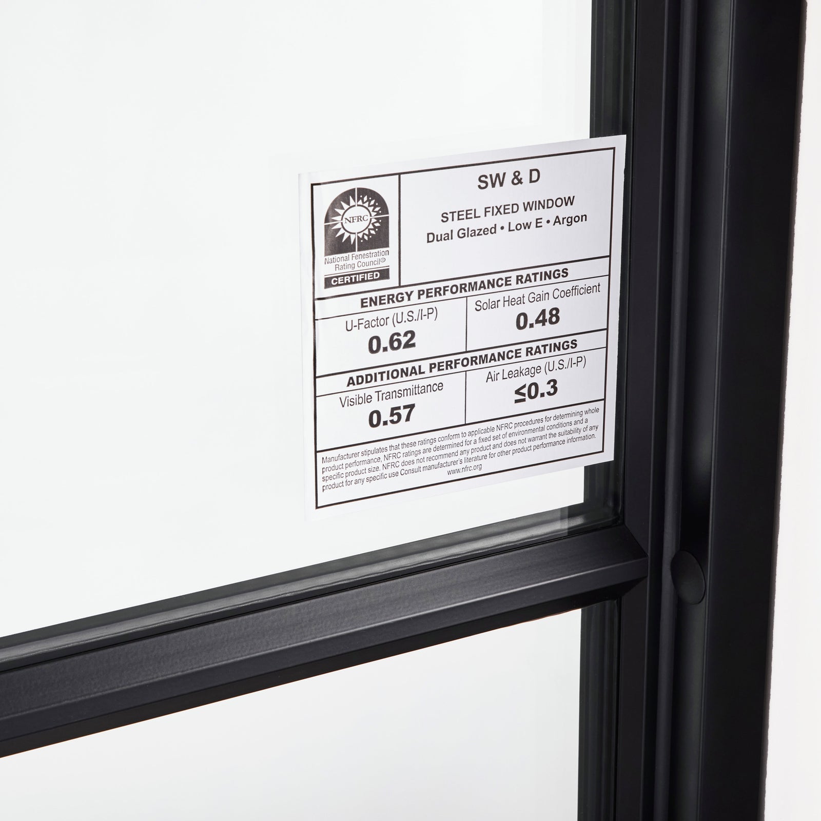 performance architectural steel casement window with nfrc rating