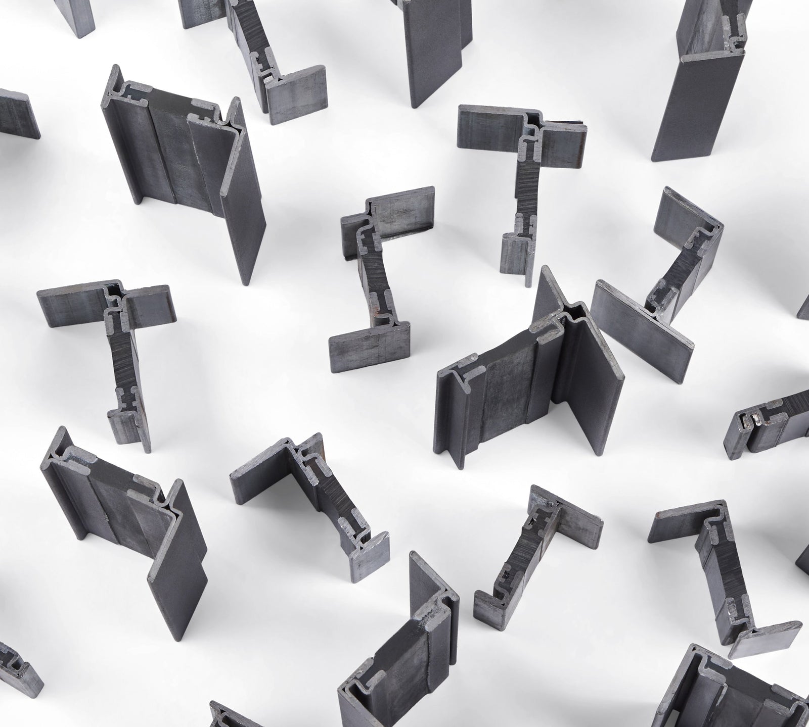 Precision-engineered Ottostumm hot-rolled steel profile with slim architectural sightlines