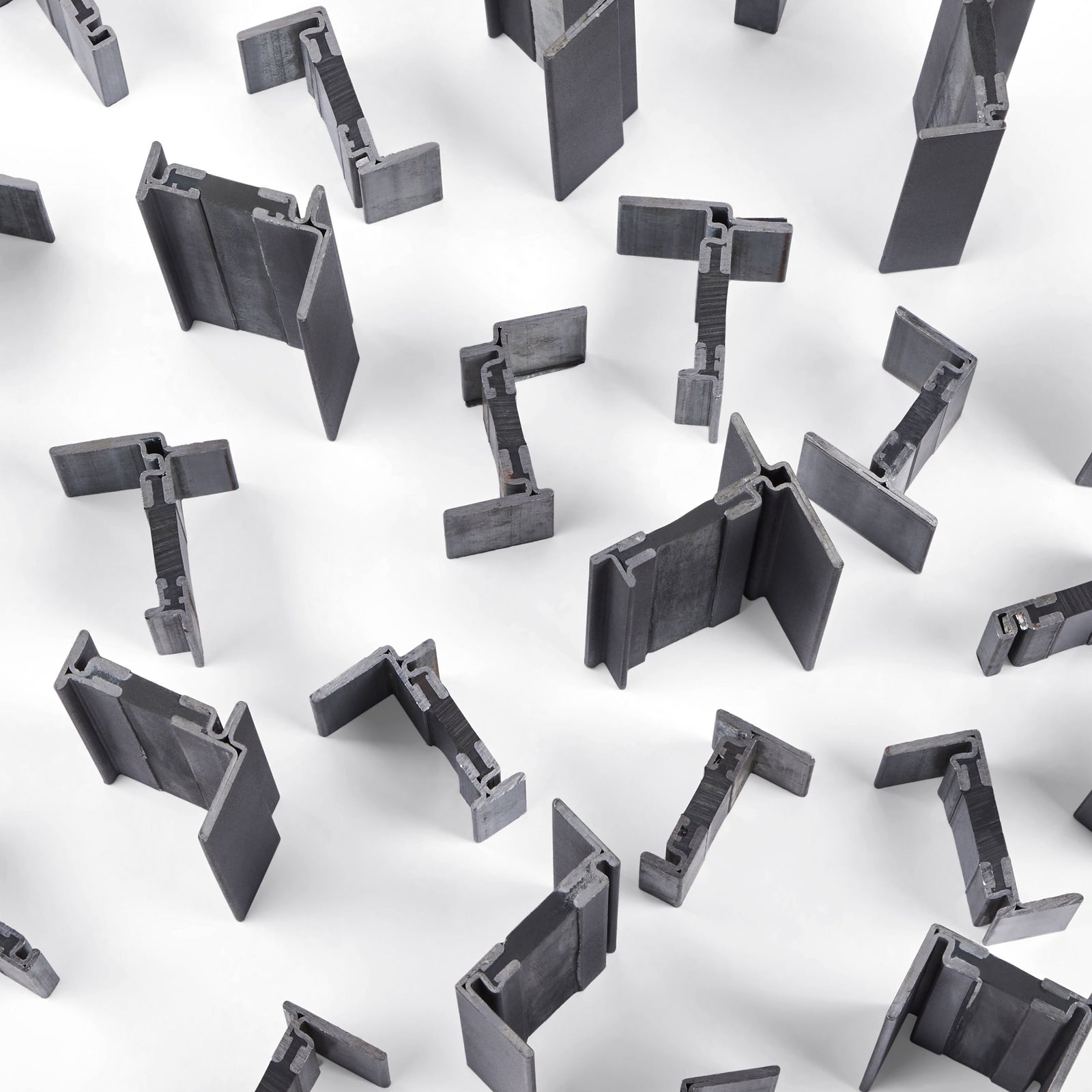 Precision-engineered Ottostumm hot-rolled steel profile with slim architectural sightlines