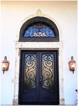 PINKYS Glass Iron Doors