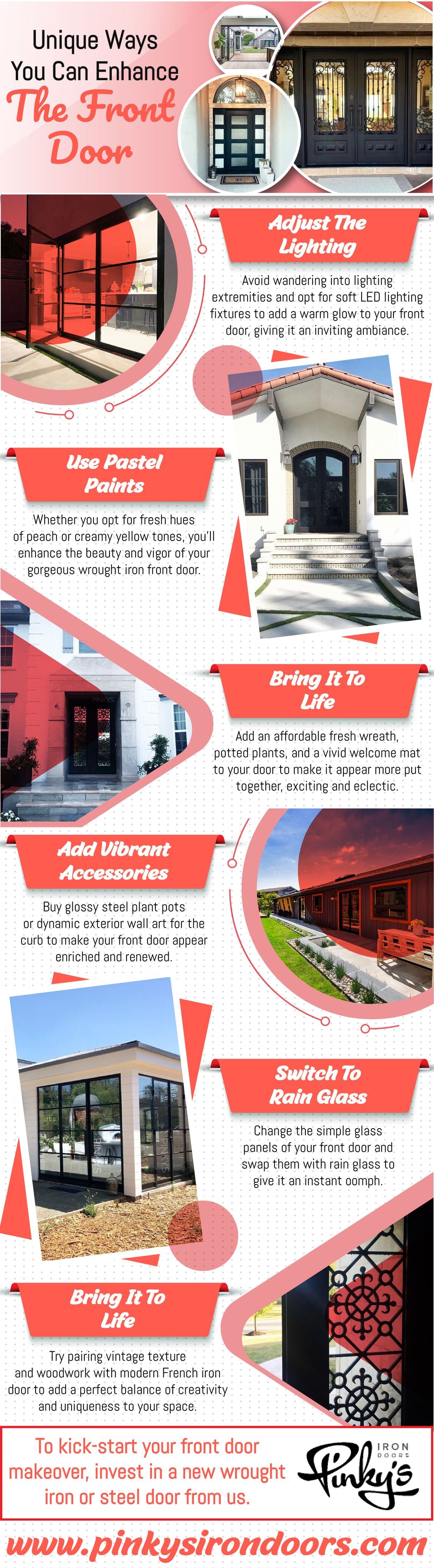 Unique Ways You Can Enhance The Front Door