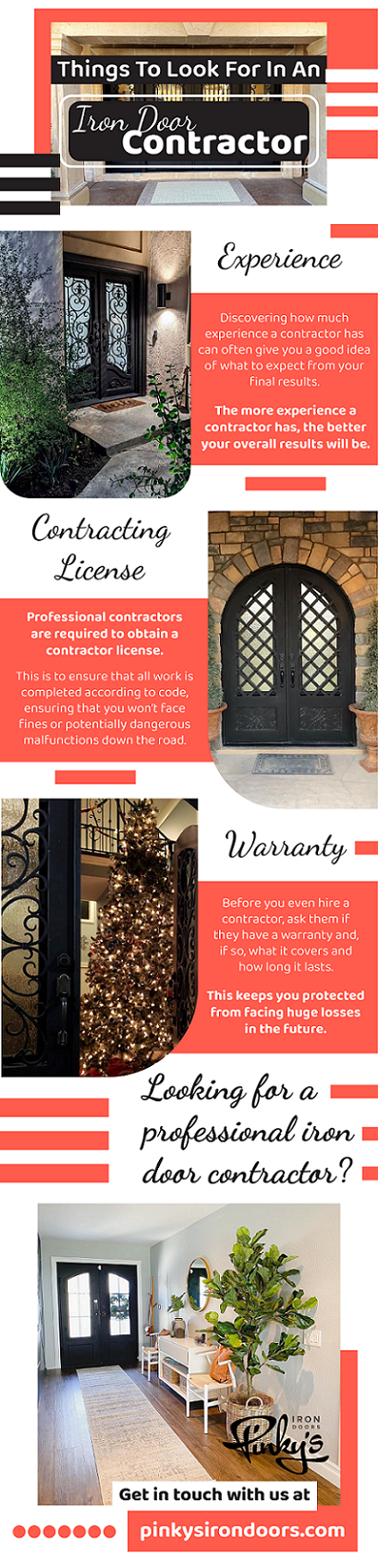 Things To Look For In An Iron Door Contractor