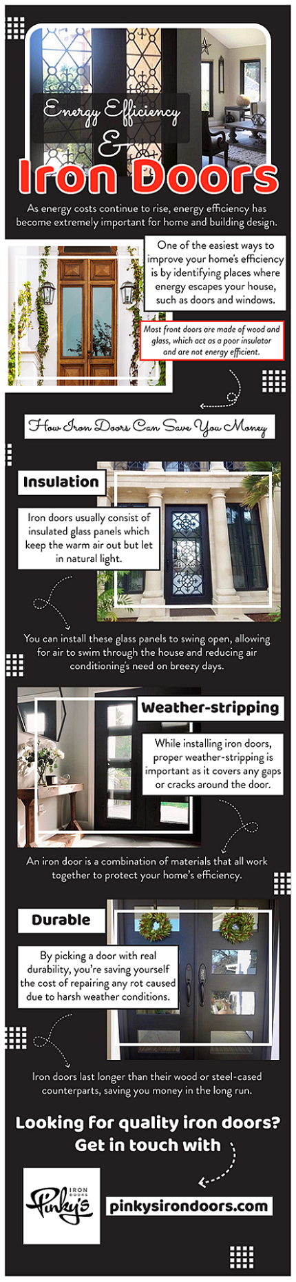 Energy Effeciency & Iron Doors