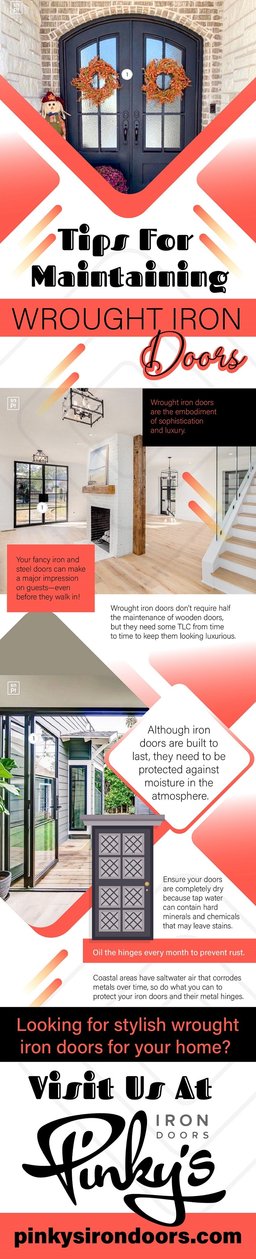 Tips For Maintaining Wrought Iron Doors