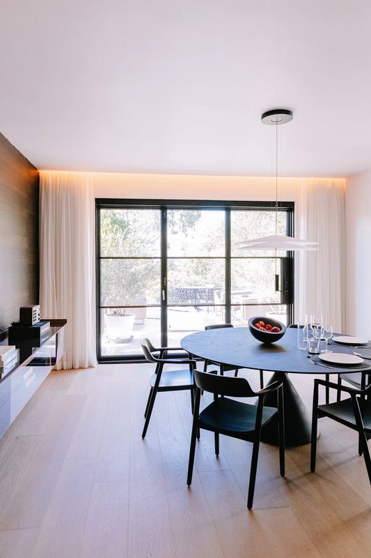 PINKYS Iron Doors Air Patio Door with Dinette Set