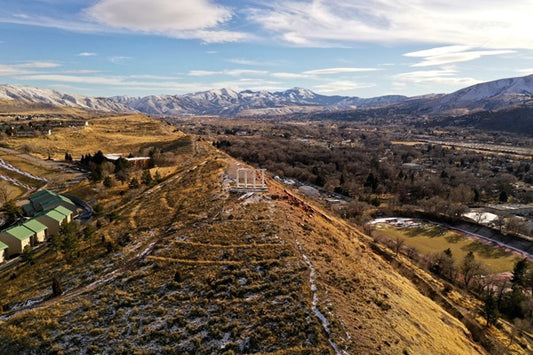 Aerial view of Pocatello, Idaho.