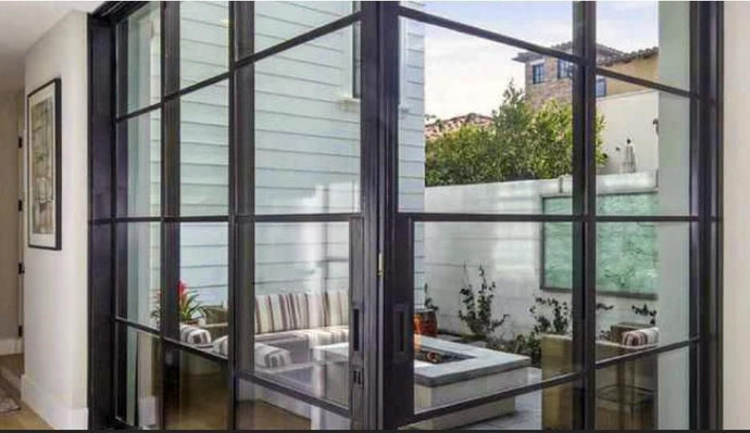 Steel Sliding Doors with Glass to Add Value to Your Home in Athens: Pinky’s Iron Doors