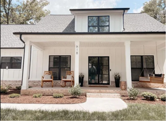 majestic exterior with patio doors 