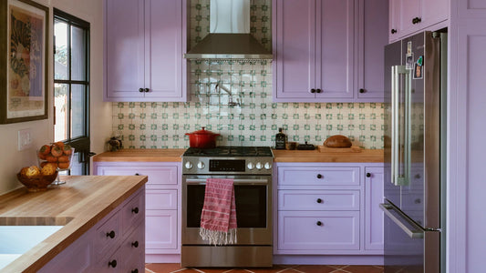 This Purple Los Angeles Kitchen is Literally Magical