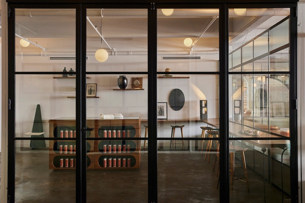 pinkys showroom bifold door
