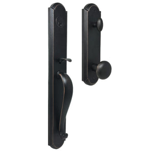 Wiltshire Door Handle in Oil Rubbed Bronze