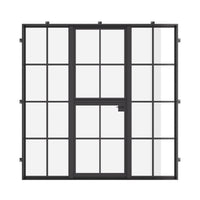 Air 5 Dutch with Side Windows - Single Flat by Pinky’s Iron Doors — home doors, view 1