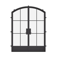 Air 7 - Double Arch | Standard Sizes by Pinky’s Iron Doors — home doors, view 1