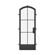 Air 7 thermal break single arch steel front door, insulated architectural steel entry system
