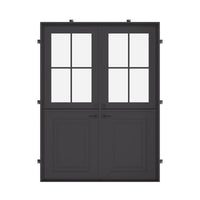 Air Getty Dutch with Thermal Break - Single Flat | Standard Sizes by Pinky’s Iron Doors — home doors, view 1