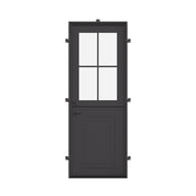 Air Getty Dutch single flat custom steel Dutch front door with traditional split design
