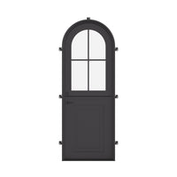 Air Getty Dutch with Thermal Break - Single Full Arch | Standard Sizes by Pinky’s Iron Doors — home doors, view 1