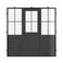 Air Getty Dutch with Side Windows - Single Flat | Standard Sizes by Pinky’s Iron Doors — home doors, view 1