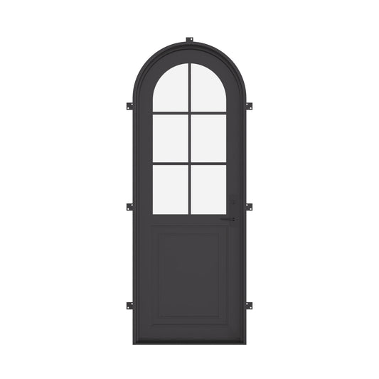 Air Getty with Thermal Break - Single Full Arch by Pinky’s Iron Doors — home doors, view 1