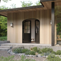 Air Getty - Double Mini Arch | Standard Sizes by Pinky’s Iron Doors — home doors, view 2