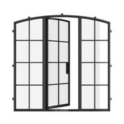 curved top single door with thermal barrier design