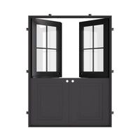 Air Getty Dutch with Thermal Break - Single Flat | Standard Sizes by Pinky’s Iron Doors — home doors, view 4