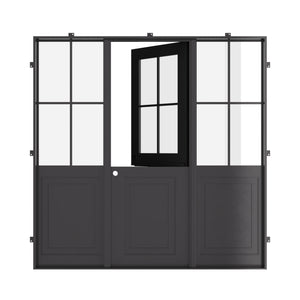 Air Getty Dutch with Side Windows - Single Flat | Standard Sizes