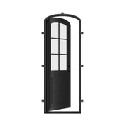 Air Getty single mini arch steel exterior front door with traditional mini arch profile
