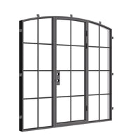 Air 5 with Side Windows - Single Arch | Standard Sizes by Pinky’s Iron Doors — home doors, view 4