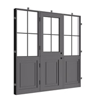 Air Getty Dutch with Side Windows - Single Flat by Pinky’s Iron Doors — home doors, view 4