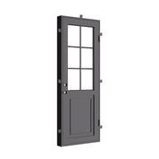 Air Getty single flat luxury steel entry door with minimalist architectural lines