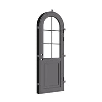 Air Getty with Thermal Break - Single Full Arch by Pinky’s Iron Doors — home doors, view 3