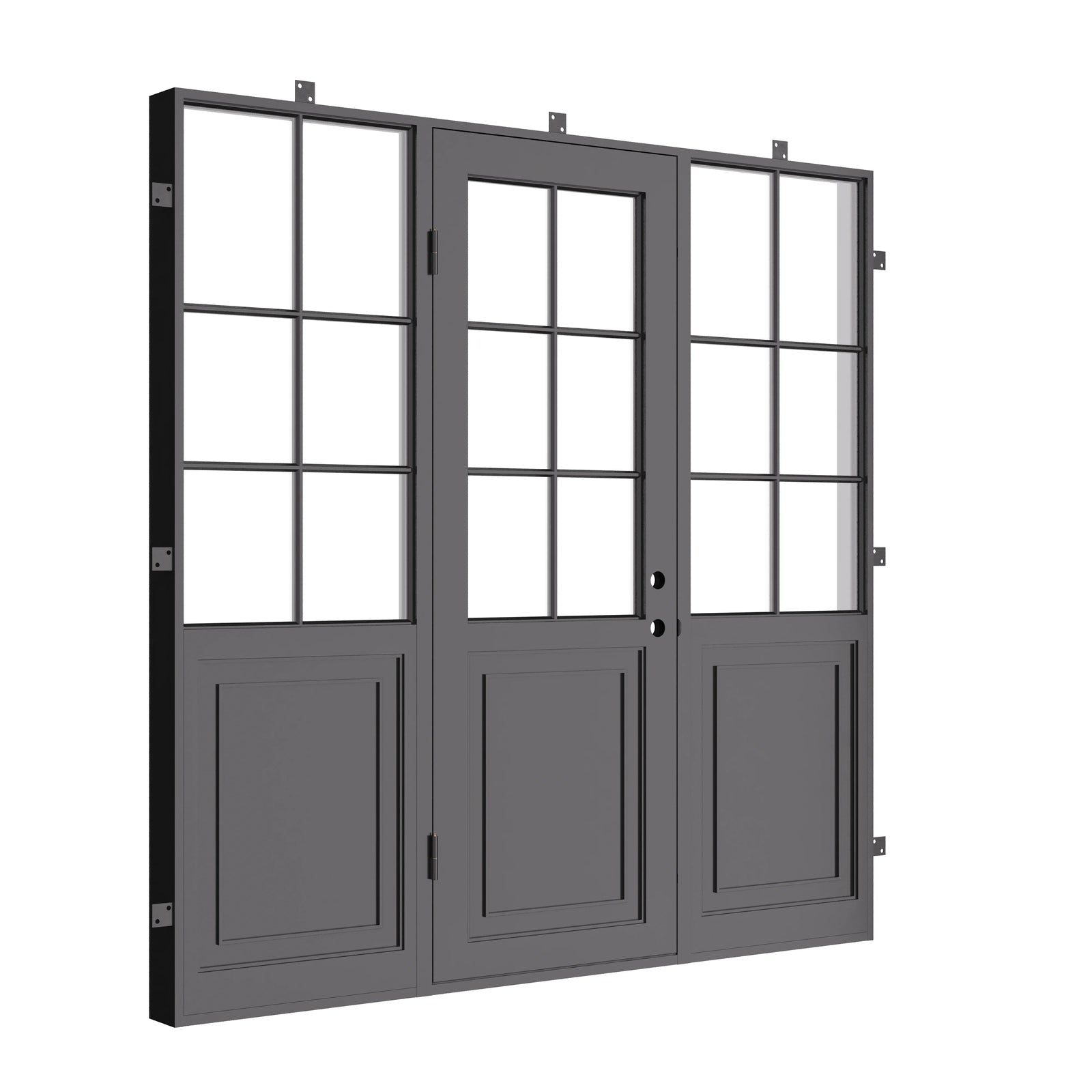 Air Getty single flat thermal break architectural steel door with insulated steel construction