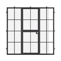Air 5 Dutch with Side Windows - Single Flat | Standard Sizes by Pinky’s Iron Doors — home doors, view 5