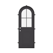 Air Getty Dutch single full arch luxury steel Dutch entry door with architectural arch