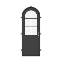 Air Getty with Thermal Break - Single Full Arch | Standard Sizes by Pinky’s Iron Doors — home doors, view 5